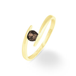 Bague Tiphaine Or Jaune Quartz - Bagues solitaires Femme | Histoire d’Or