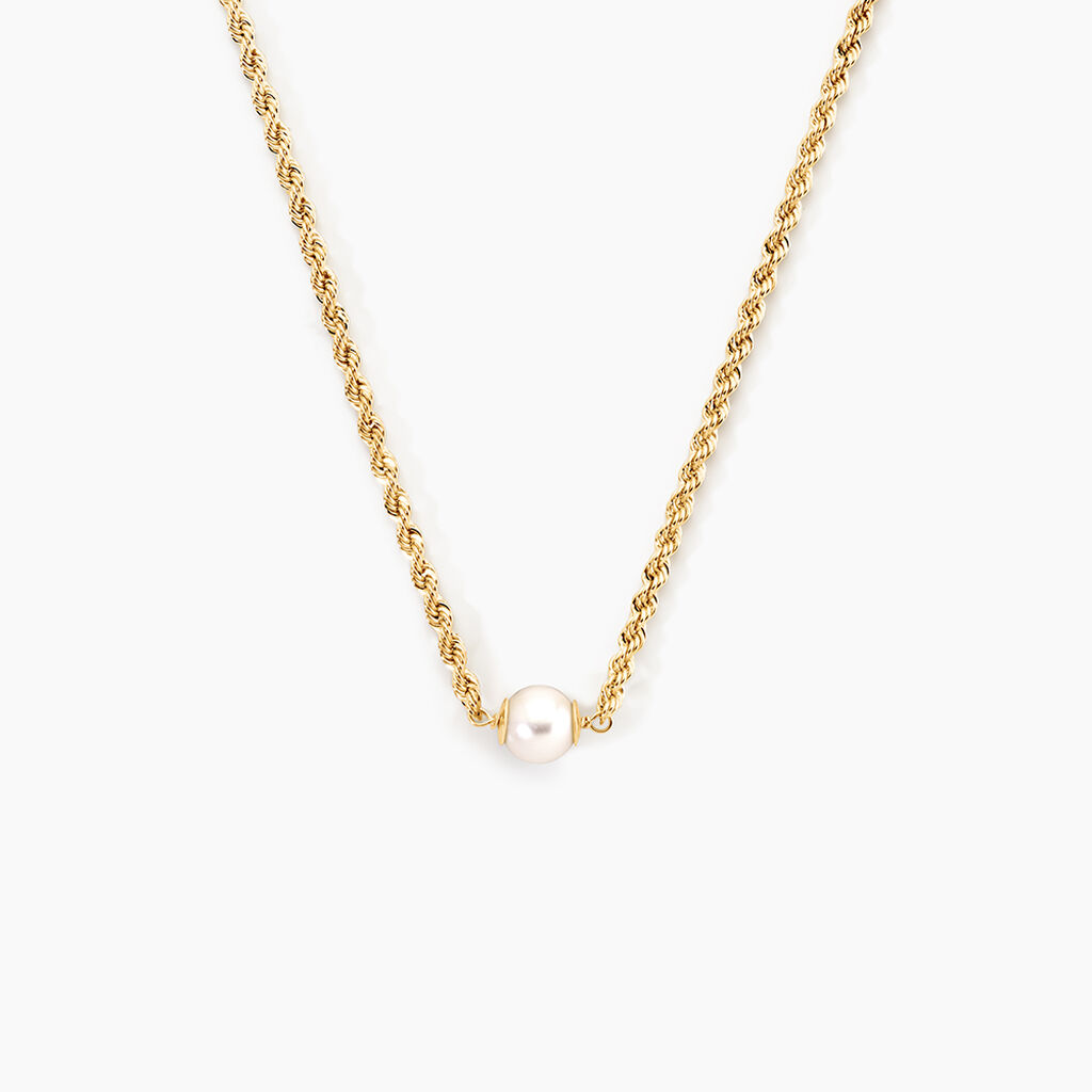 Collier Jerry Or Jaune Perle De Culture - Colliers Femme | Histoire d&rsquo;Or