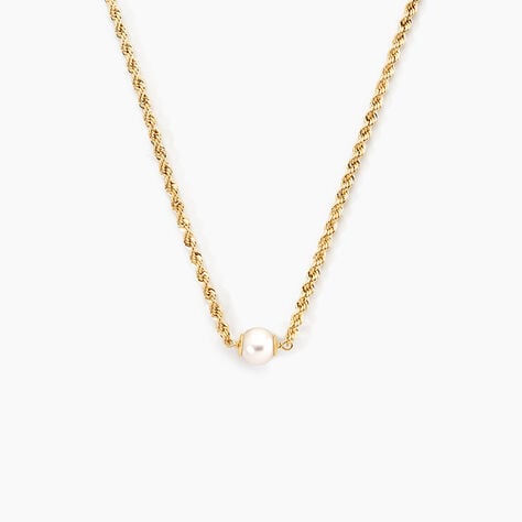 Collier Jerry Or Jaune Perle De Culture - Colliers Femme | Histoire d&rsquo;Or