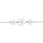 Bracelet Lucrezia Argent Blanc - Bracelets Femme | Histoire d&rsquo;Or