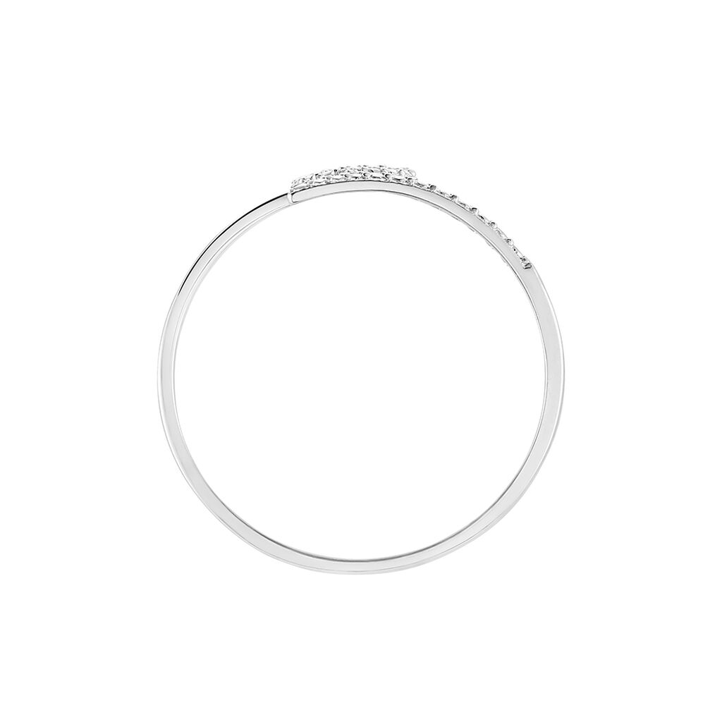 Bague Urias Or Blanc Diamant - Bagues avec pierre Femme | Histoire d’Or
