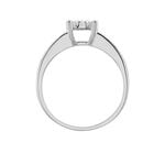 Bague Serena Or Blanc Diamant - Bagues solitaires Femme | Histoire d&rsquo;Or