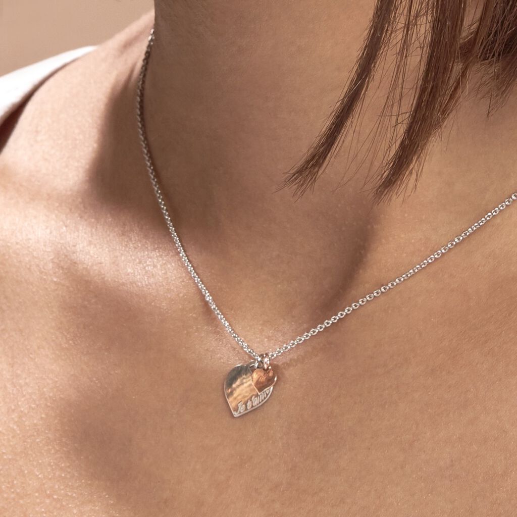 Collier Iella Argent Bicolore - Colliers fantaisie Femme | Histoire d’Or