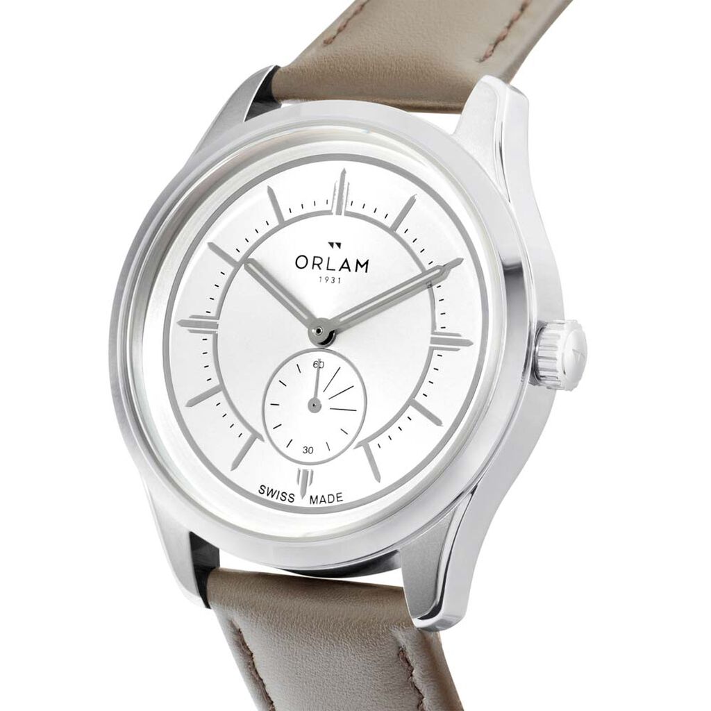 Montre Orlam Echo Argent&eacute; - Montres Homme | Histoire d&rsquo;Or