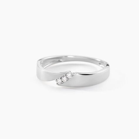 Bague Daphne Or Blanc Diamant - Bagues avec pierre Femme | Histoire d&rsquo;Or