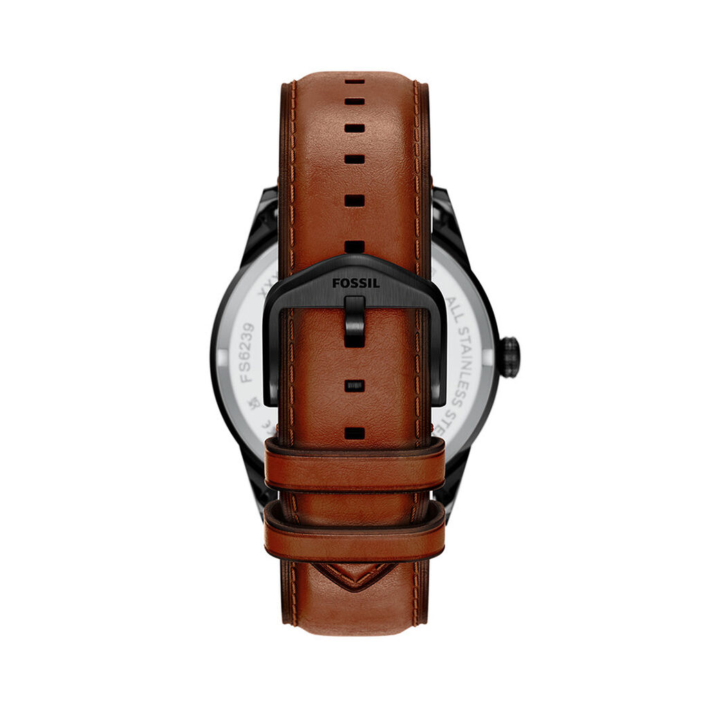 Montre Fossil Pearson Noir - F&ecirc;te des p&egrave;res Homme | Histoire d&rsquo;Or