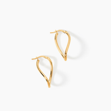 Cr&eacute;oles Hellen Or Jaune - Boucles d'oreilles cr&eacute;oles Femme | Histoire d&rsquo;Or