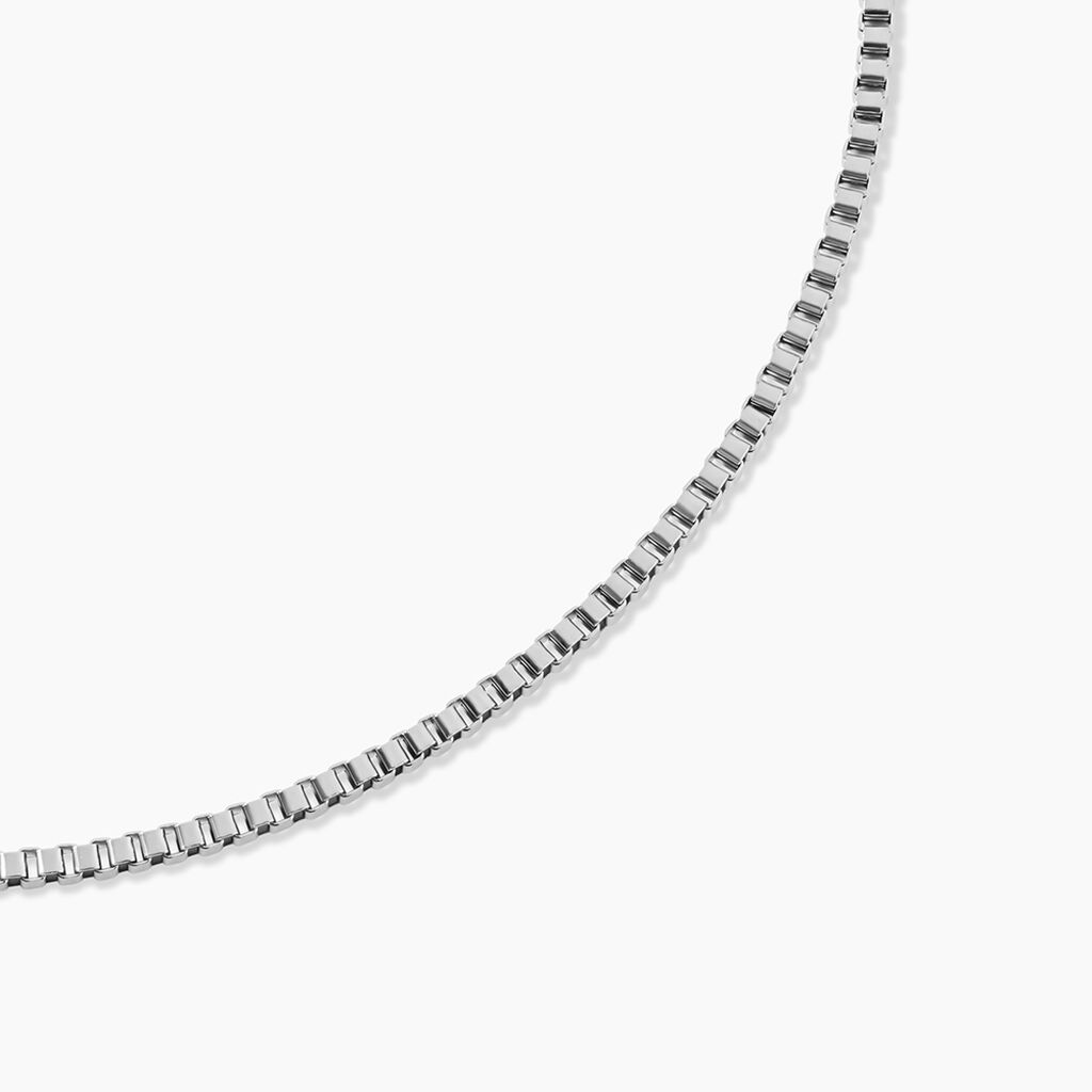 Collier Coraly Acier Blanc - Bijoux sans pierre Femme | Histoire d&rsquo;Or