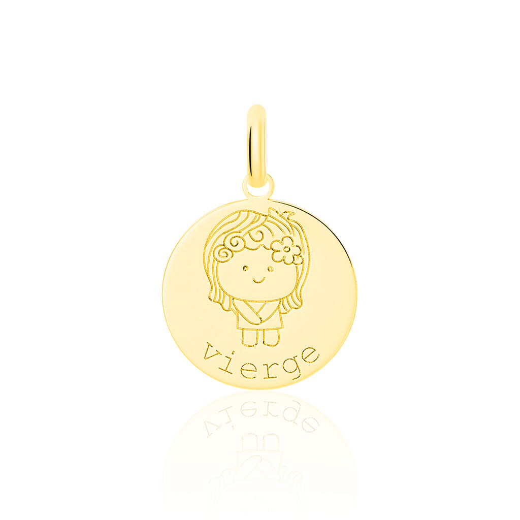 Pendentif Jannila Zodiaque Or Jaune - Cadeaux de naissance Enfant | Histoire d’Or