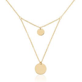 Collier Nuala Plaqué Or Jaune - Colliers doubles et triples chaînes Femme | Histoire d’Or
