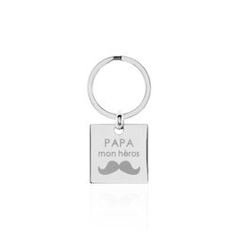 Porte Clefs Pandore Acier Blanc - Autres bijoux Homme | Histoire d’Or