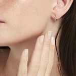 Cr&eacute;oles Leatrice Or Jaune Topaze Bleu Sky - Boucles d'oreilles cr&eacute;oles Femme | Histoire d&rsquo;Or