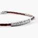 Bracelet Jourdan Cuir De Vache Marron - Bracelets Homme | Histoire d&rsquo;Or