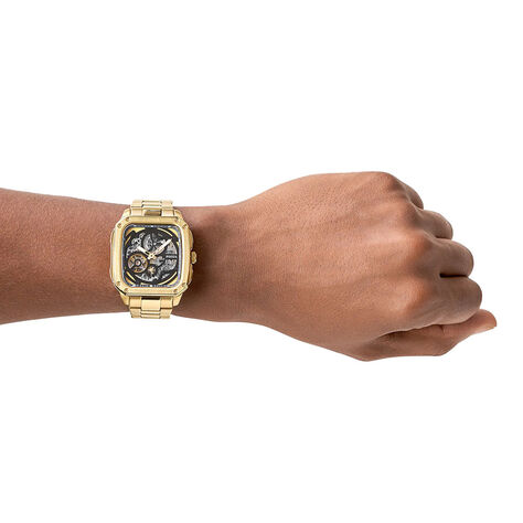 Montre Fossil Inscription Noir - Montres Homme | Histoire d’Or