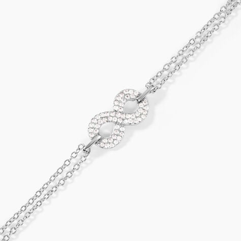 Bracelet Fily Argent Blanc Oxyde De Zirconium - Nouveautés Femme | Histoire d’Or