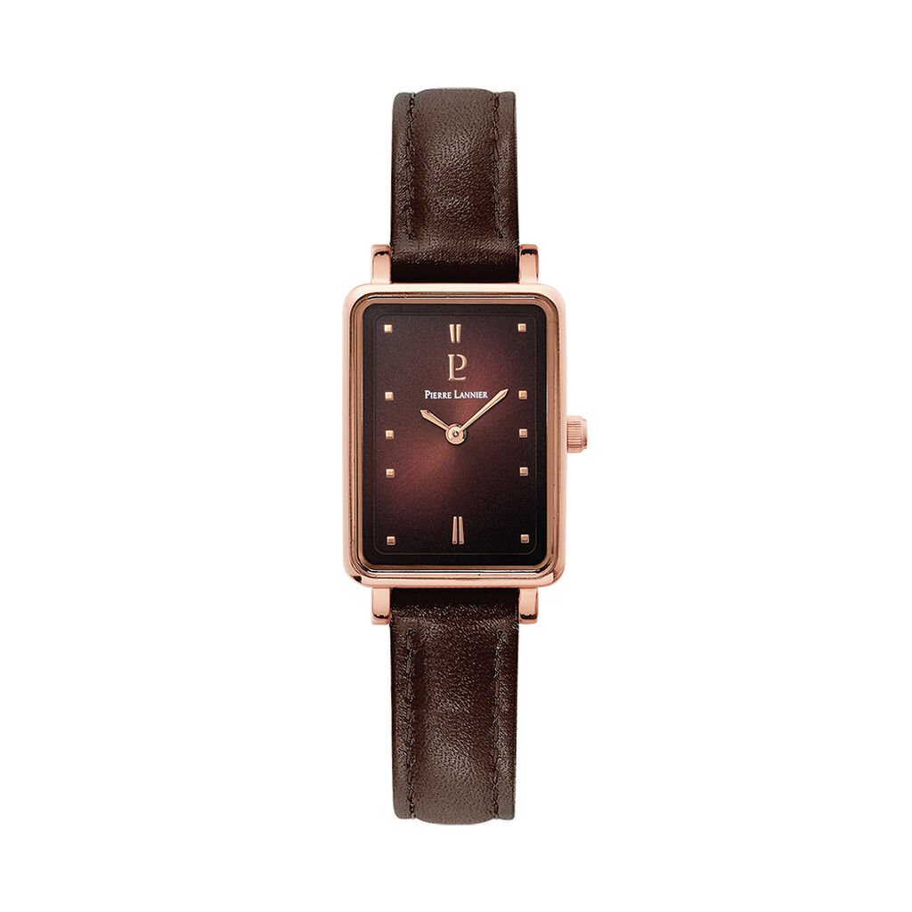 Montre Pierre Lannier Ariane Chocolat - Montres Femme | Histoire d’Or