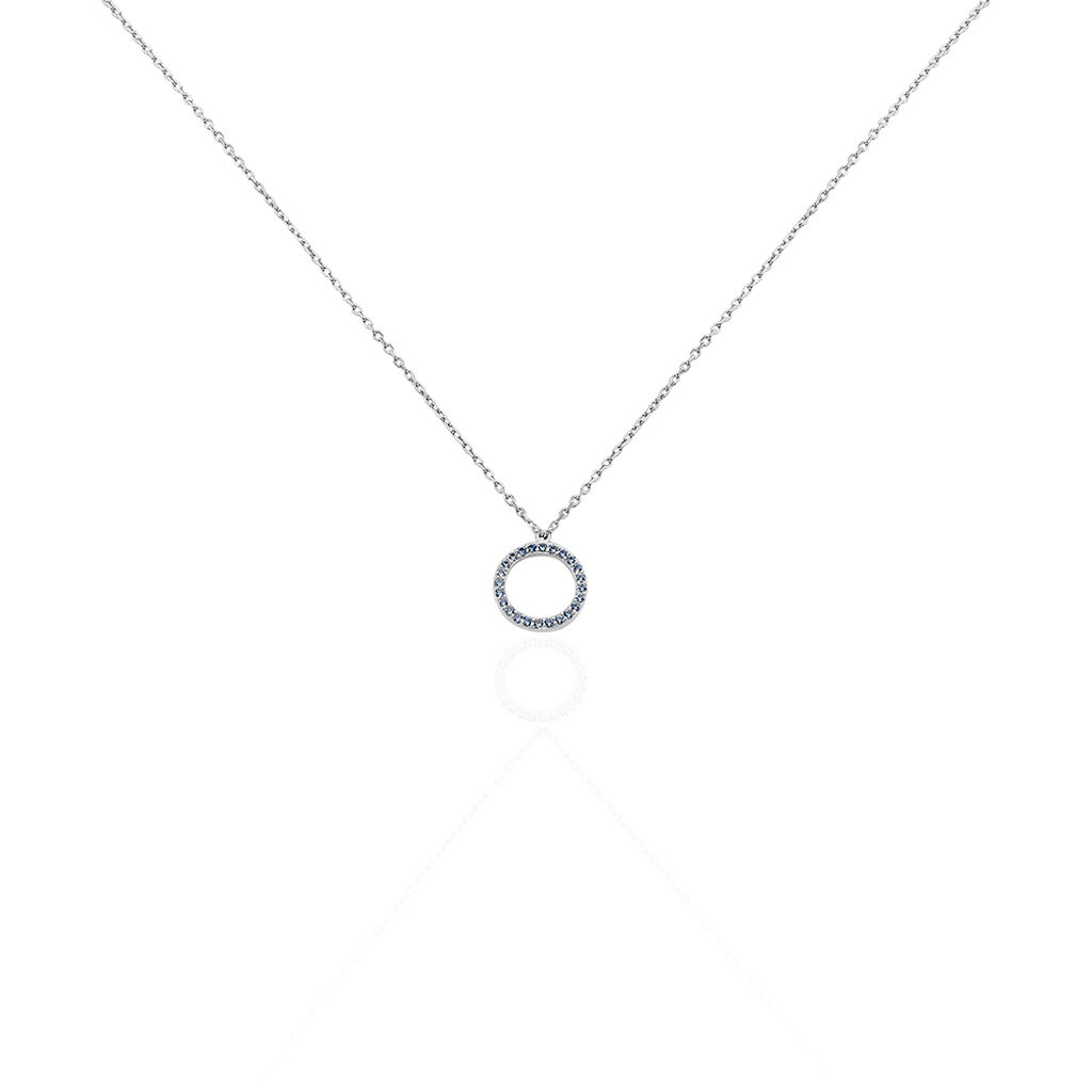 Collier Ambroisie Argent Blanc Oxyde De Zirconium - Colliers fantaisie Femme | Histoire d’Or