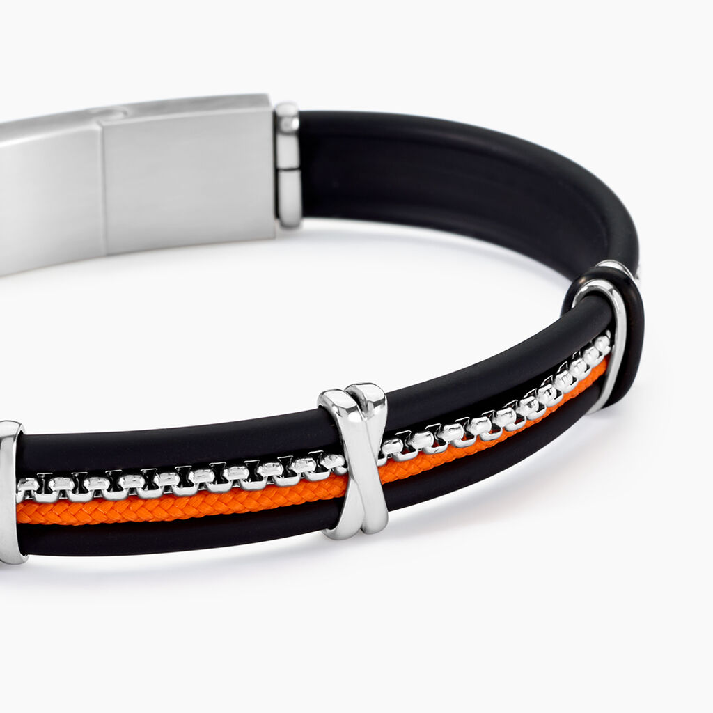 Bracelet Jourdan Leon Caoutchouc Multicolore - Nouveautés bijoux Homme | Histoire d’Or