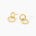 Boucles D'Oreilles Pendantes Fino Acier Jaune - Boucles d'oreilles fantaisie Femme | Histoire d’Or