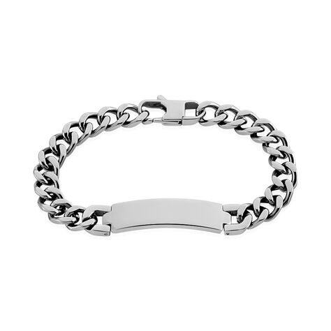 Bracelet Ludo Acier Blanc - Bracelets Homme | Histoire d’Or