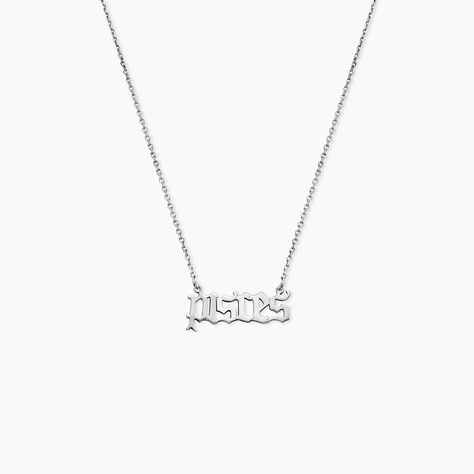 Collier Argent Blanc Astro - Colliers Zodiaque Femme | Histoire d&rsquo;Or