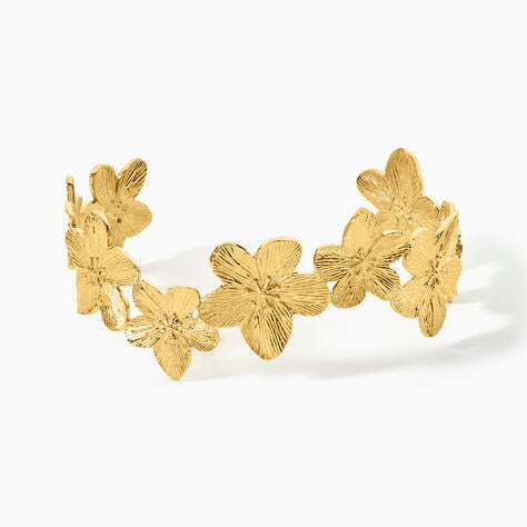 Bracelet Jonc Barbade Acier Jaune - Bracelets joncs Femme | Histoire d&rsquo;Or