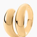 Bague Amae Plaque Or Jaune - Bijoux sans pierre Femme | Histoire d&rsquo;Or