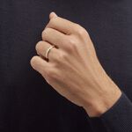 Alliance Cesarius Ruban Plat Or Bicolore - Alliances Unisex | Histoire d&rsquo;Or