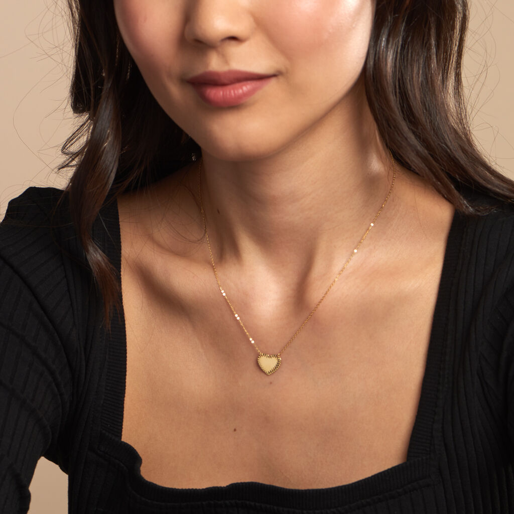 Collier Lagina Or Jaune - Cadeaux de naissance Femme | Histoire d’Or