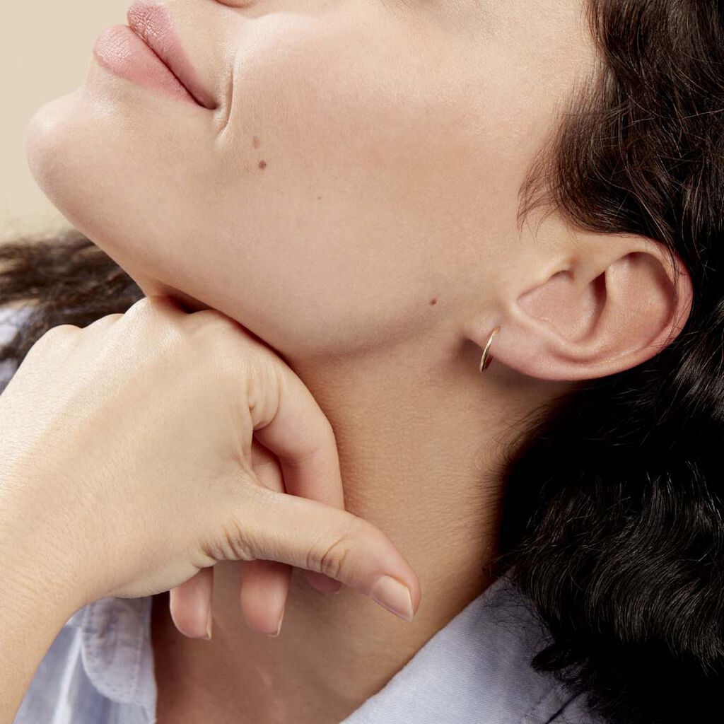 Créoles Dominae Or Jaune - Boucles d'oreilles créoles Femme | Histoire d’Or