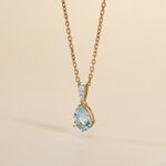 Pendentif Or Jaune Gorgel Topaze Oxydes De Zirconium - Pendentifs Femme | Histoire d&rsquo;Or