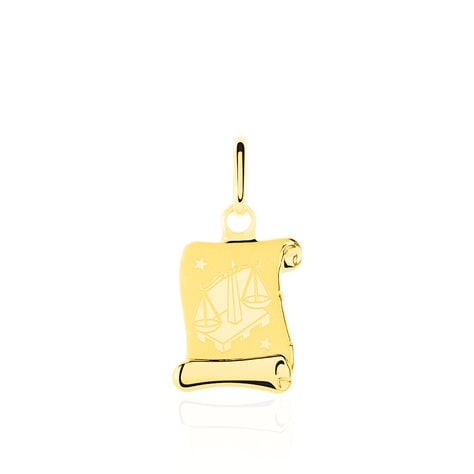 Pendentif Lamie Zodiaque Parchemin Or Jaune - Pendentifs Zodiaque Famille | Histoire d’Or