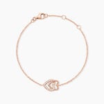 Bracelet Ottavia Argent Rose Oxyde De Zirconium - Bracelets Femme | Histoire d&rsquo;Or