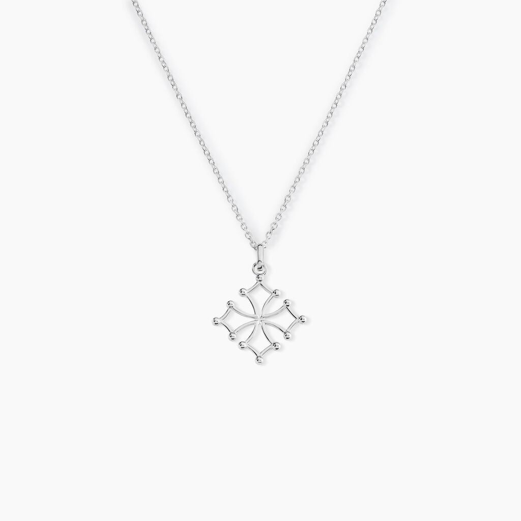 Pendentif Dajo Argent Blanc - Pendentifs Communion Famille | Histoire d&rsquo;Or