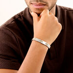 Bracelet Emile Acier Bicolore - Bracelets fantaisie Homme | Histoire d&rsquo;Or