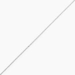 Cha&icirc;ne Igoa Maille For&ccedil;at Diamantee Or Blanc - Chaines Femme | Histoire d&rsquo;Or