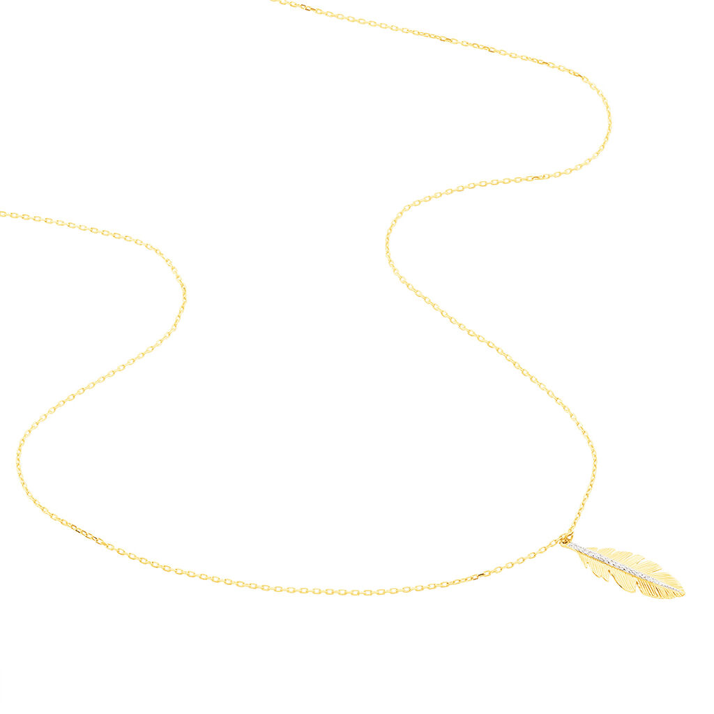 Collier Paola Or Jaune Diamant - Colliers Femme | Histoire d’Or