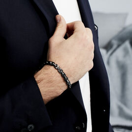 Bracelet Kafe Acier Blanc - Bracelets Homme | Histoire d’Or