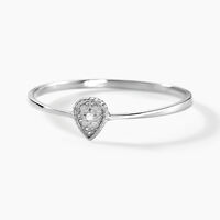 Bague Mon 1er Diamant Or Blanc Diamant