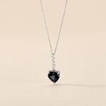 Collier Or Blanc Fany Topaze Oxydes De Zirconium - F&ecirc;te des m&egrave;res Femme | Histoire d&rsquo;Or