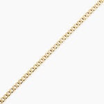 Bracelet Iris Or Jaune Maille Gourmette - Bracelets cha&icirc;ne Femme | Histoire d&rsquo;Or