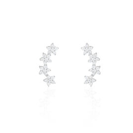 Bijoux D'oreilles Sohalia Argent Blanc Oxyde De Zirconium - Boucles d'oreilles fantaisie Femme | Histoire d’Or