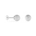 Boucles D'oreilles Puces Ayana Argent Blanc - Boucles d'oreilles fantaisie Femme | Histoire d’Or