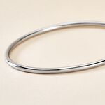 Bracelet Jonc Tabata Argent Blanc - Bracelets joncs Femme | Histoire d&rsquo;Or