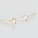 Boucles D'oreilles Puces Aconit Or Jaune Oxyde - Clous d'oreilles Femme | Histoire d’Or