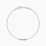 Bracelet Soukamba Argent Blanc - Bracelets Femme | Histoire d&rsquo;Or