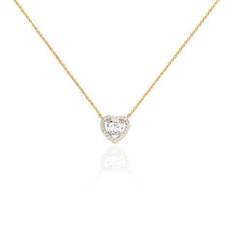 Collier Alais Plaqué Or Jaune Oxyde De Zirconium - Colliers fantaisie Femme | Histoire d’Or