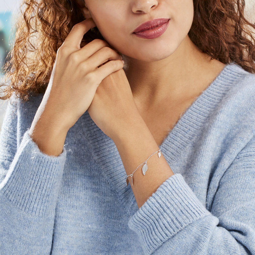 Bracelet Fabia Argent Blanc - Bracelets Femme | Histoire d’Or
