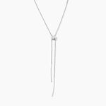 Collier Erika Argent Blanc Oxyde De Zirconium - Colliers fantaisie Femme | Histoire d&rsquo;Or