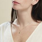 Collier Or Blanc Clothilde P&eacute;ridot - Colliers pierre Femme | Histoire d&rsquo;Or